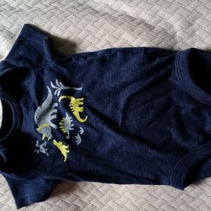Carter's Navy and Yellow Dinosaur Tee